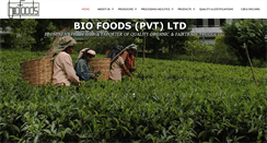 Desktop Screenshot of biofoodslk.com